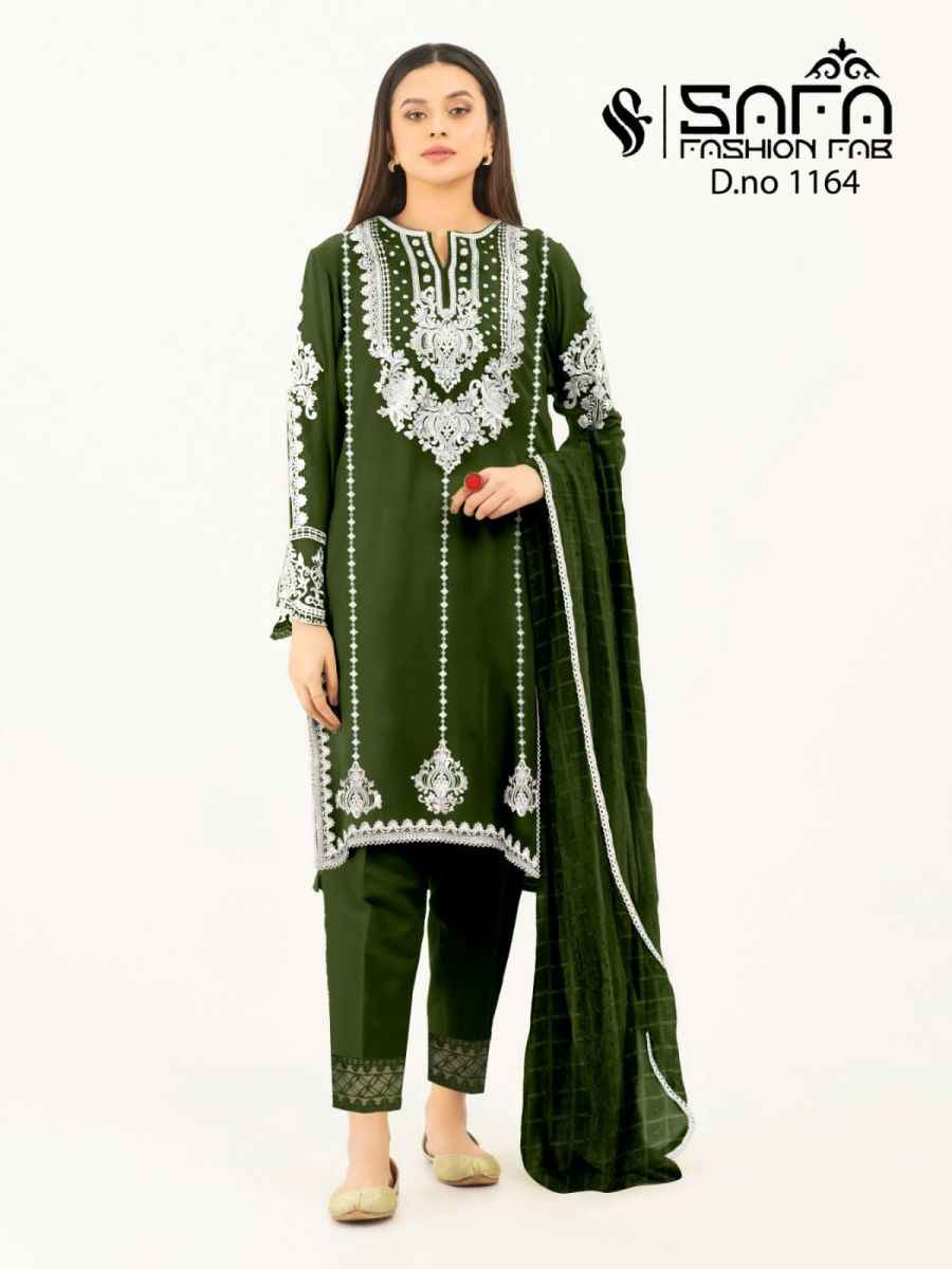 Safa Fashion Fab 1164 Readymade Georgette Dress 3 pcs Catalogue