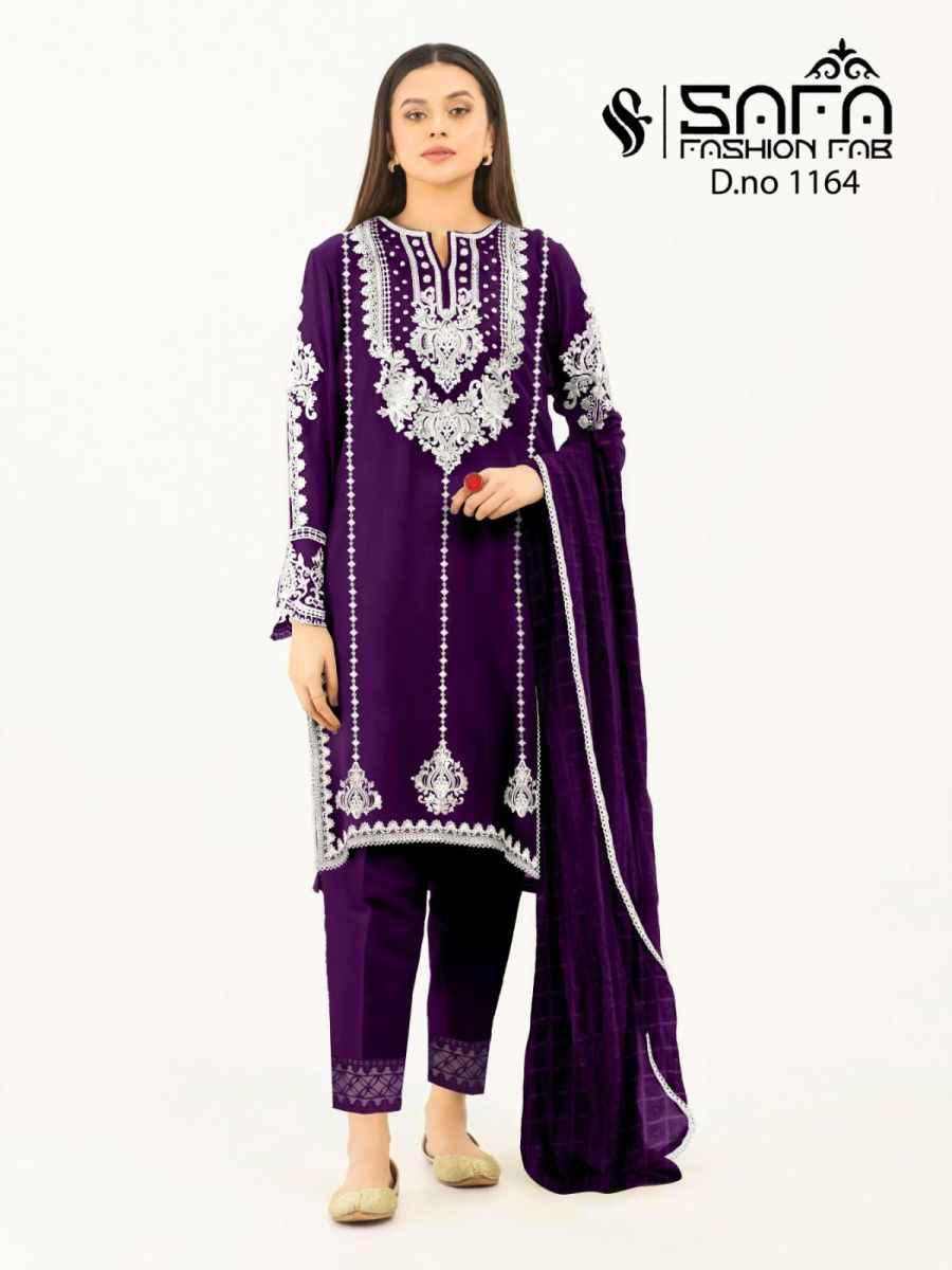 Safa Fashion Fab 1164 Readymade Georgette Dress 3 pcs Catalogue