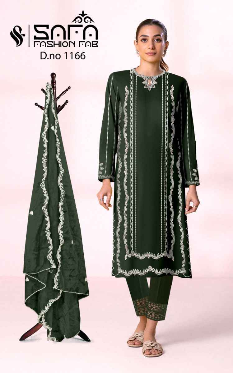 Safa Fashion Fab 1166 Georgette Kurti Combo 3 pcs Catalogue