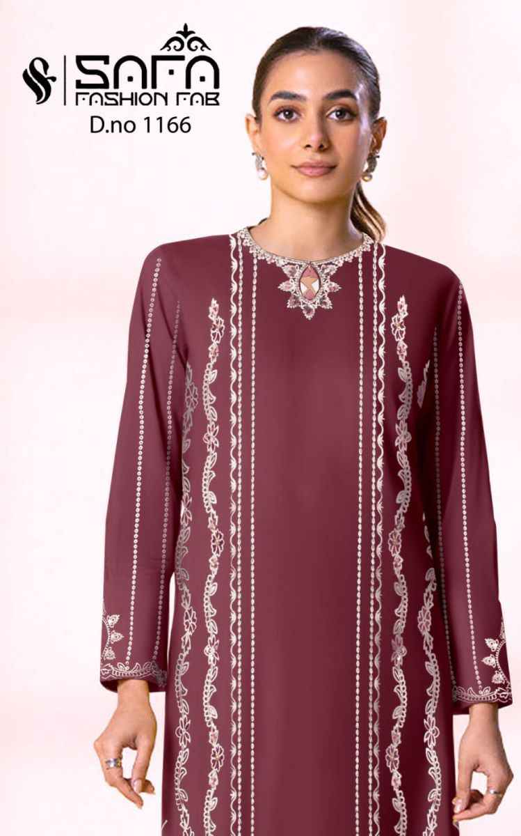Safa Fashion Fab 1166 Georgette Kurti Combo 3 pcs Catalogue