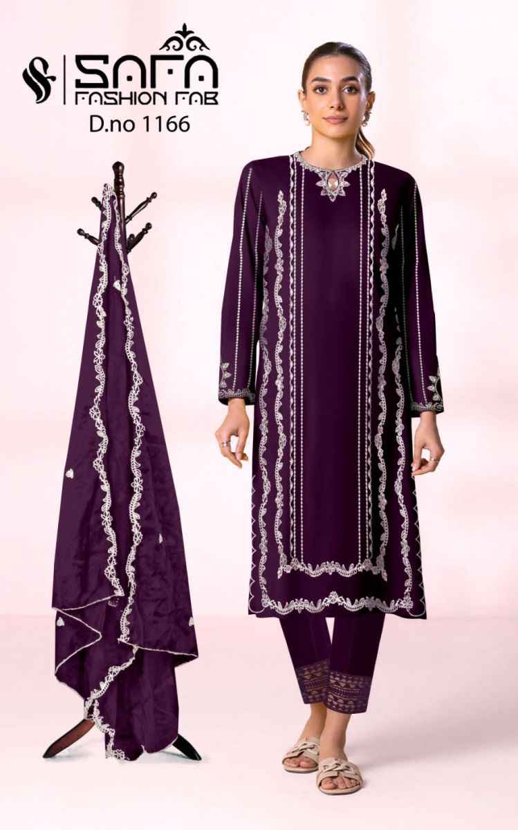 Safa Fashion Fab 1166 Georgette Kurti Combo 3 pcs Catalogue