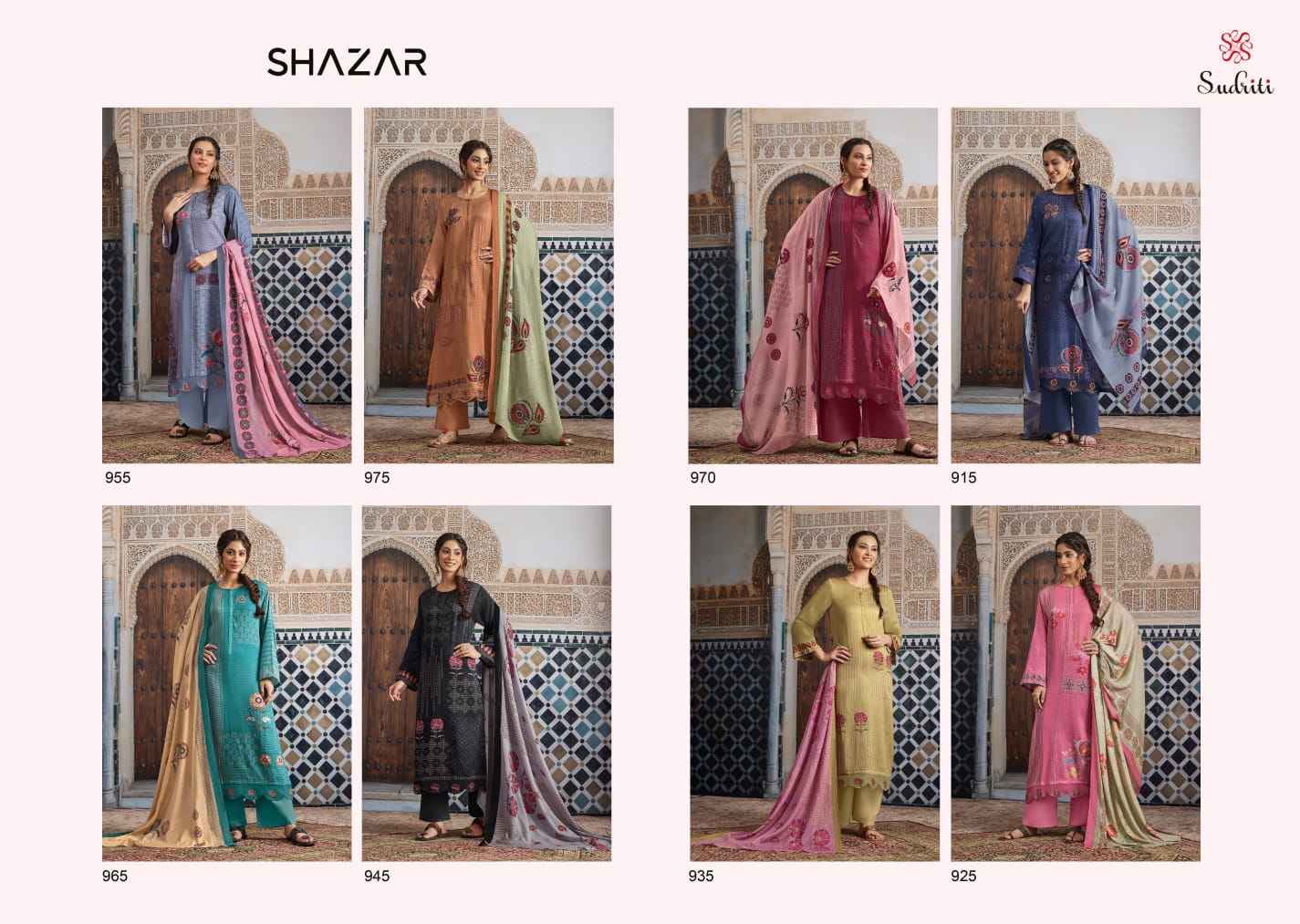 Sudriti Shazar Cotton Dress Material 8 pcs Catalogue