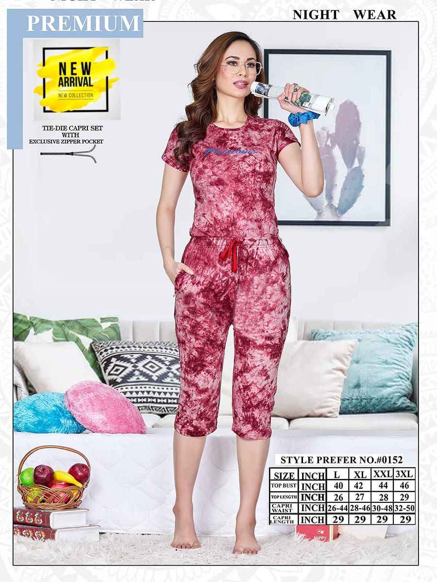 Summer Special Vol 0152 Cotton Night Suit 6 pcs Catalogue