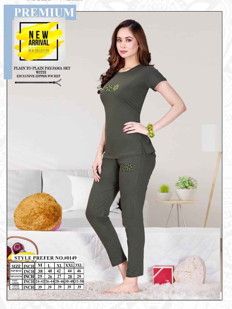 Summer Special Vol A 0149 Cotton Night Suit 6 pcs Catalogue