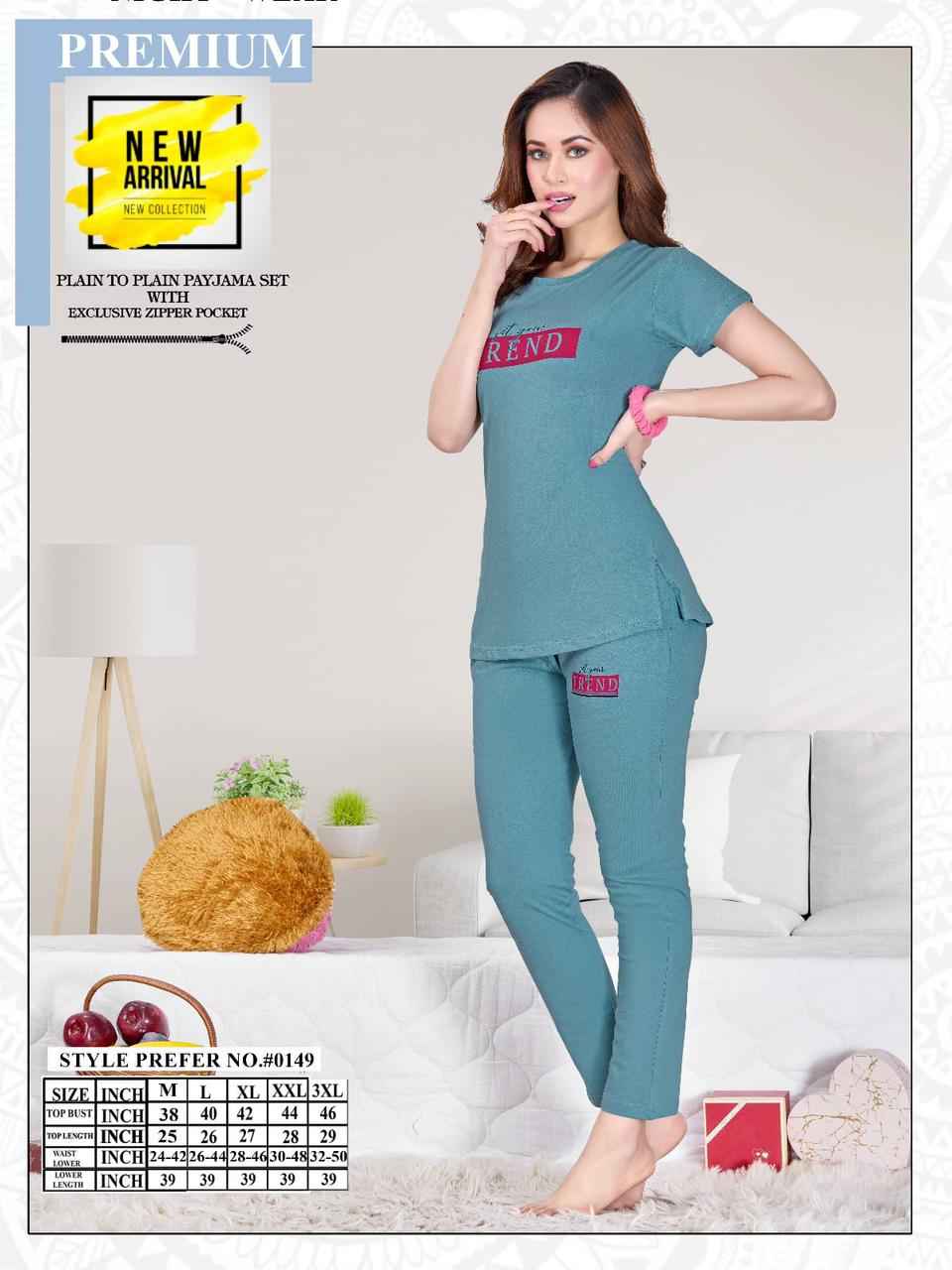 Summer Special Vol A 0149 Cotton Night Suit 6 pcs Catalogue