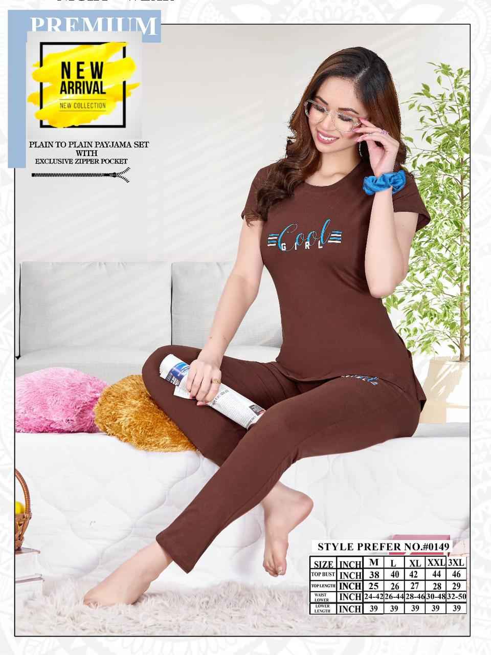Summer Special Vol A 0149 Cotton Night Suit 6 pcs Catalogue