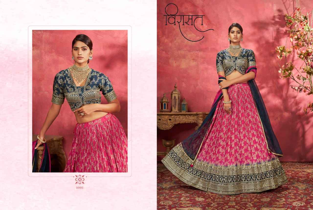 Jacquard lehenga choli on sale