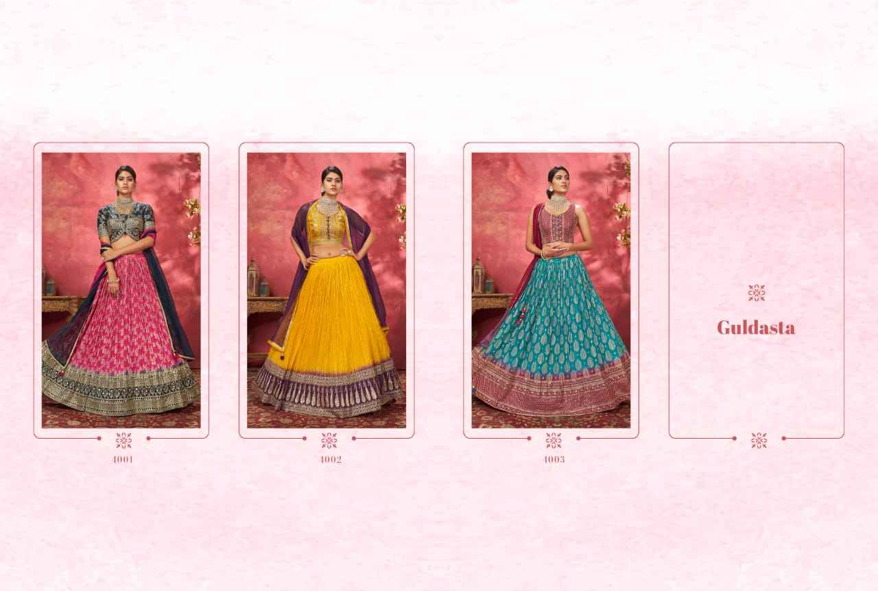 Virasat Guldasta Jacquard Lehenga Choli 3 pcs Catalogue