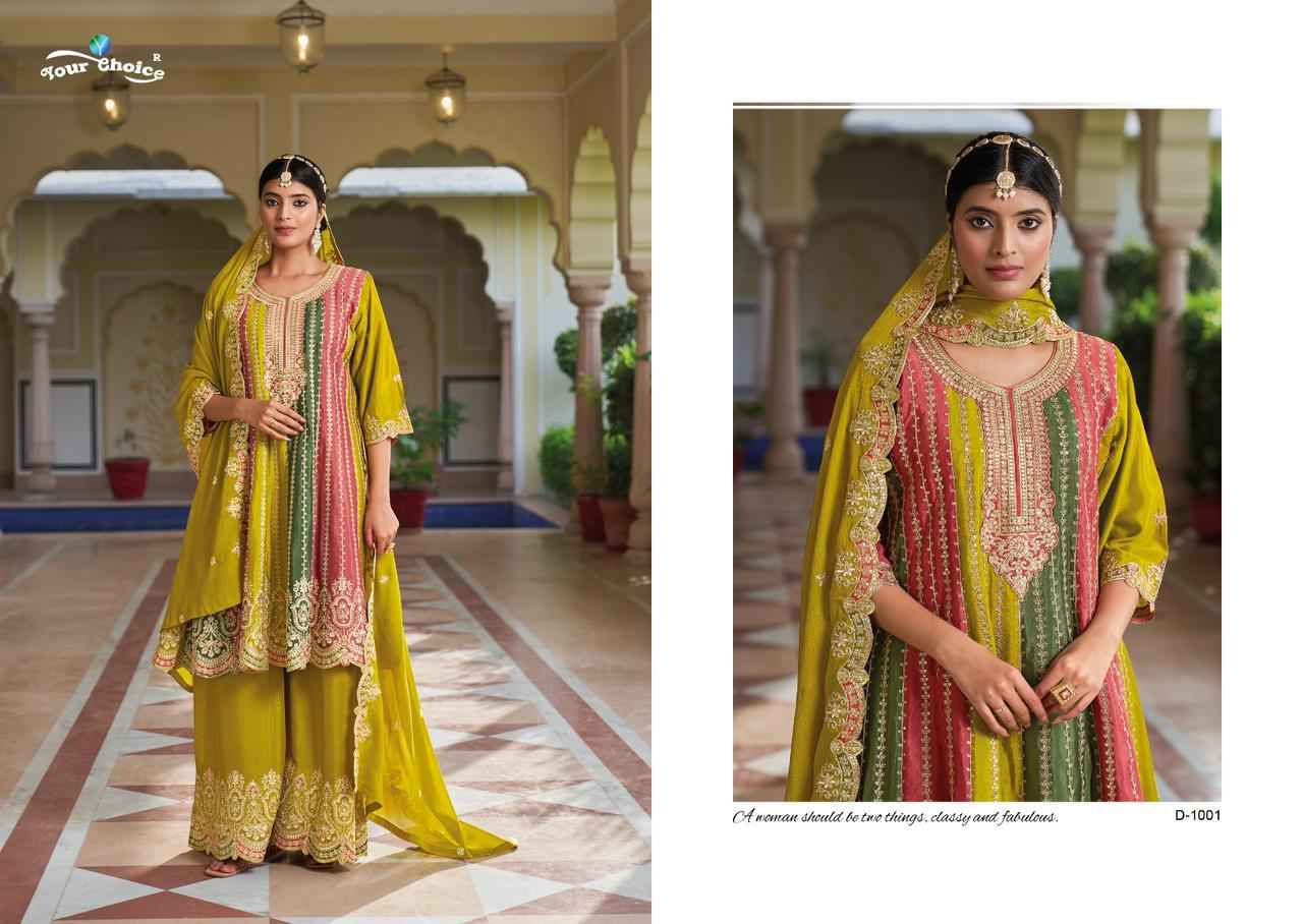 Your Choice Orra Readymade Chinon Dress 3 pcs Catalogue