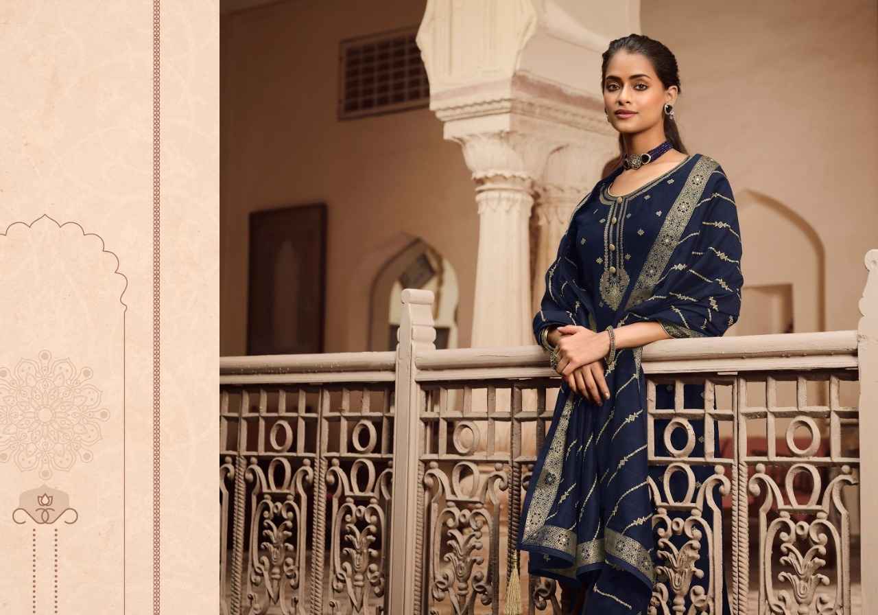 Zisa Mehak Dola Jacquard Dress Material 4 pcs Catalogue