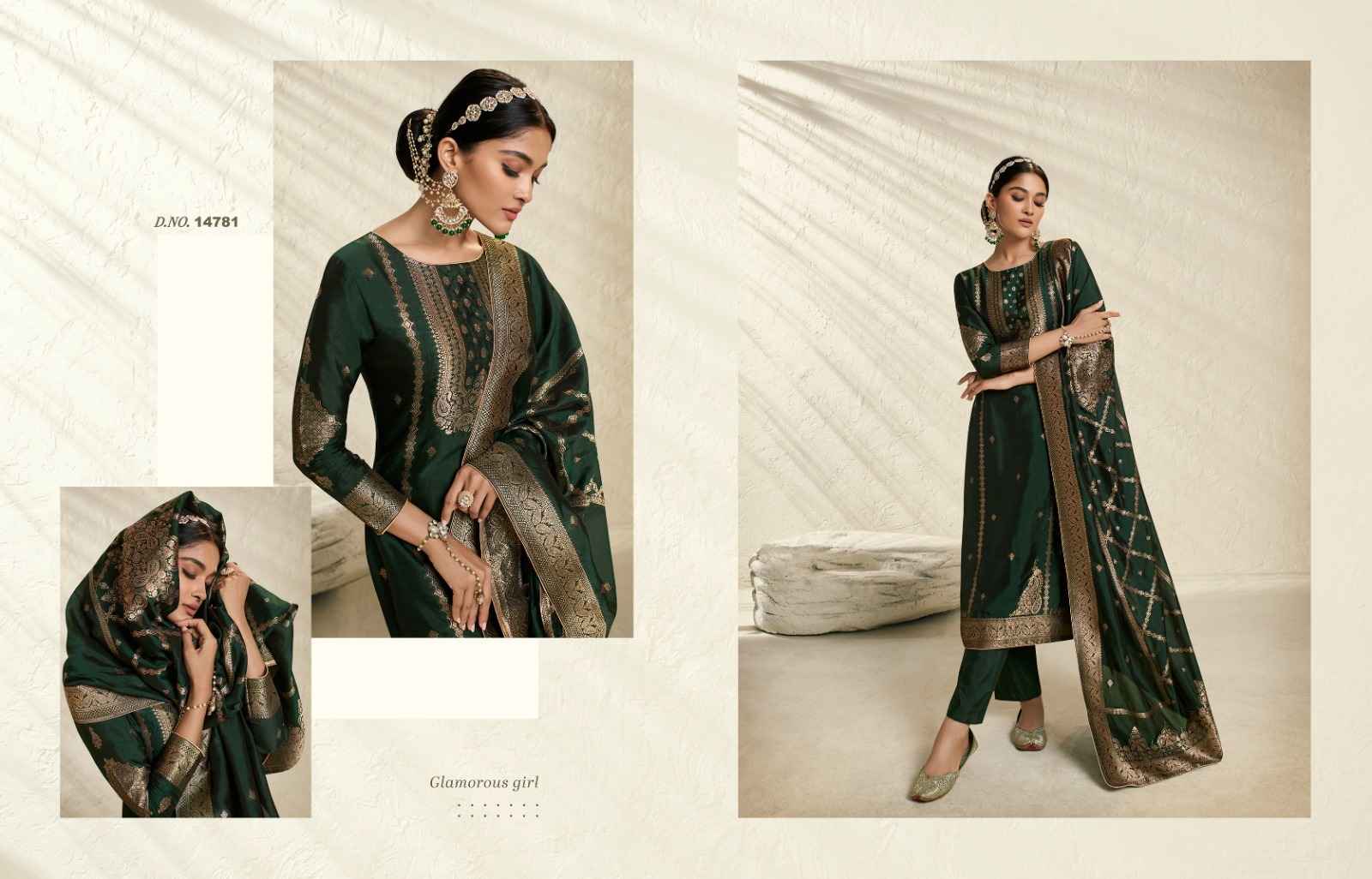 Zisa Silky Vol 3 Bamberg Silk Dress Material 6 pcs Catalogue