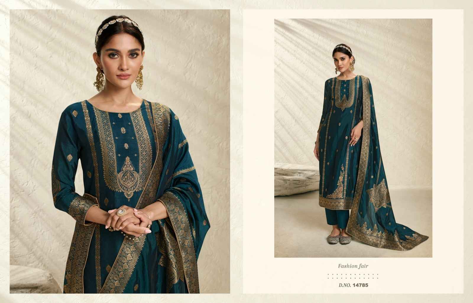Zisa Silky Vol 3 Bamberg Silk Dress Material 6 pcs Catalogue