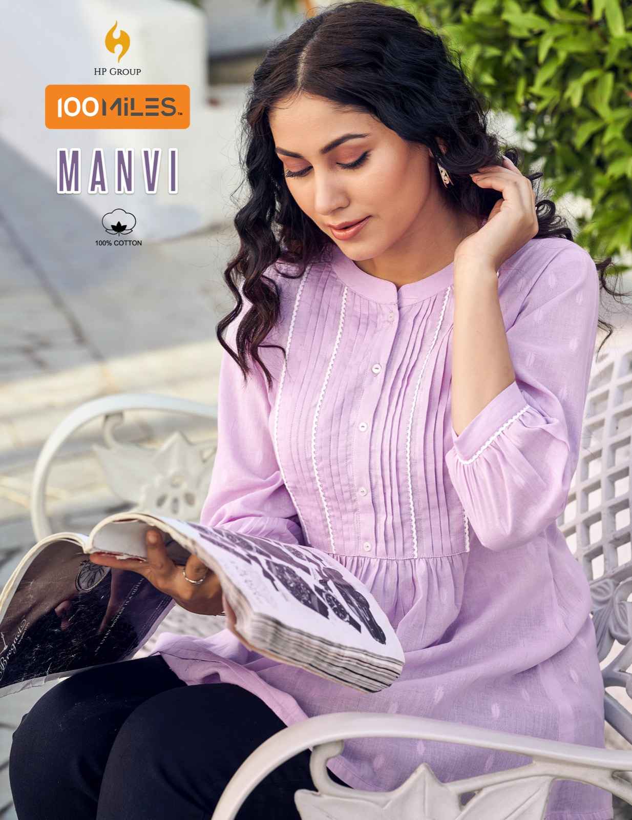 100 Miles Manvi Cotton Top 4 pcs Catalogue
