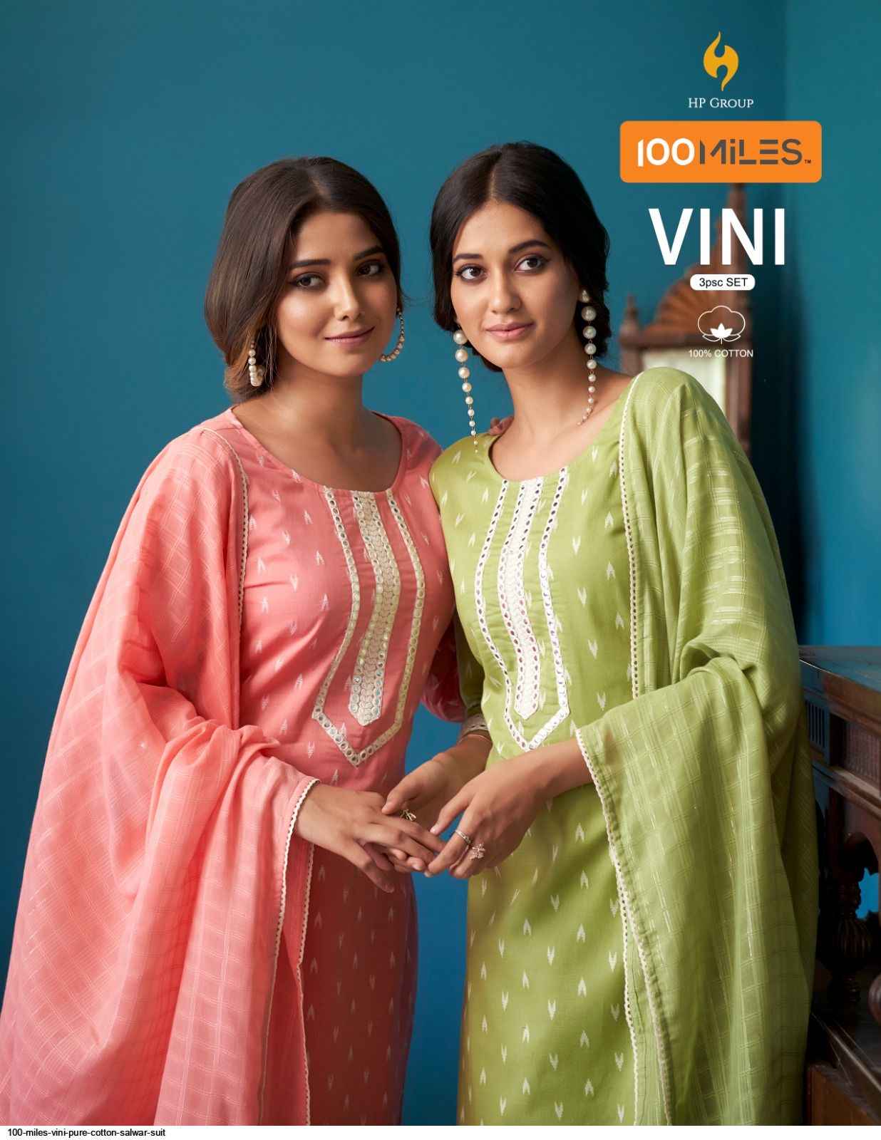 100 Miles Vini Cotton Kurti Combo 4 pcs Catalogue
