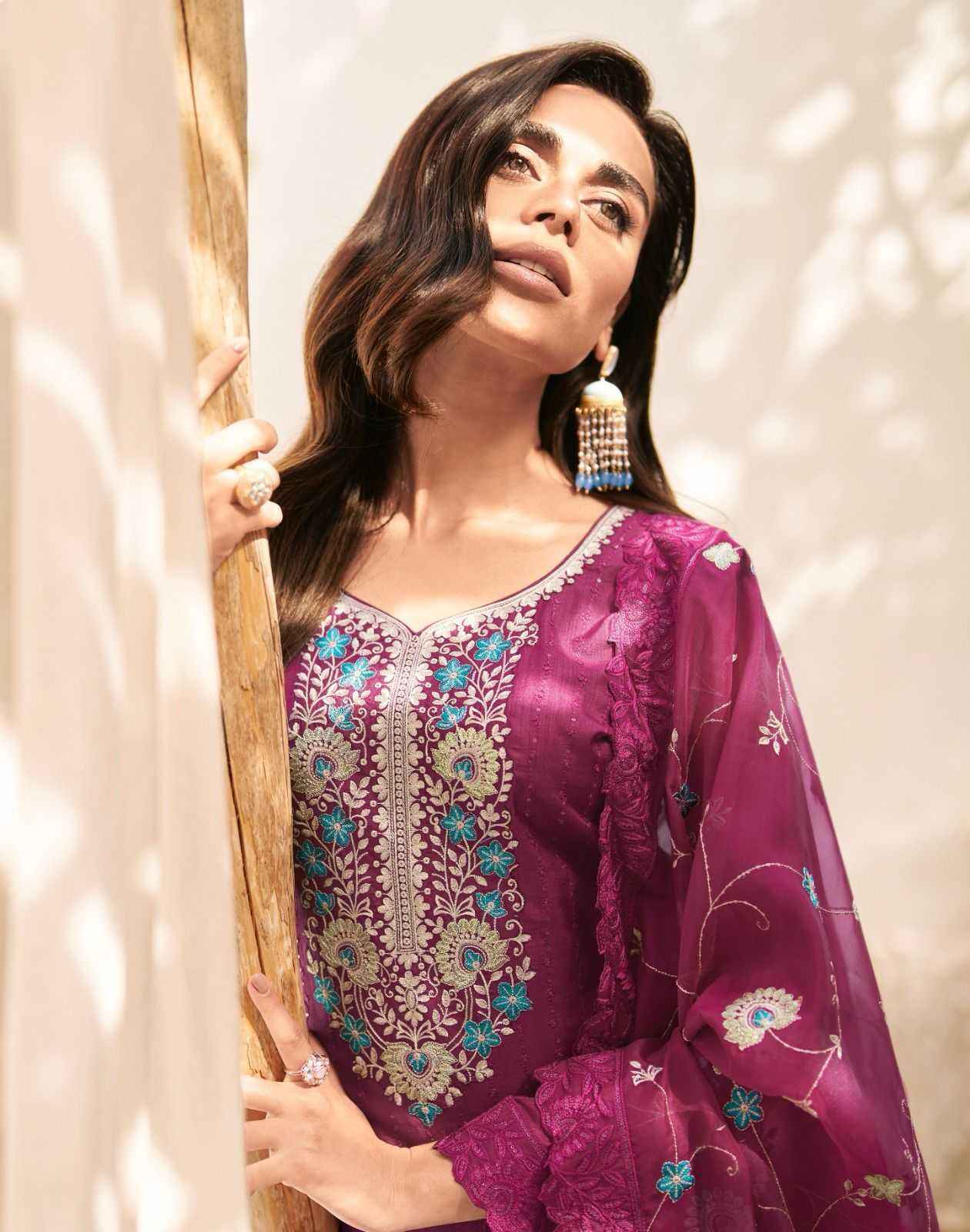 Aashirwad Afreen Dola Silk Dress Material 5 pcs Catalogue