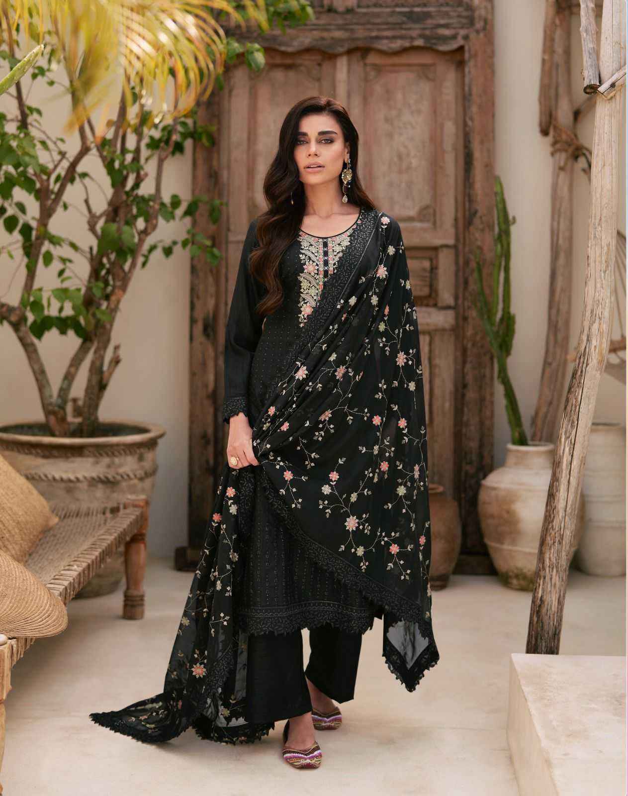 Aashirwad Afreen Dola Silk Dress Material 5 pcs Catalogue