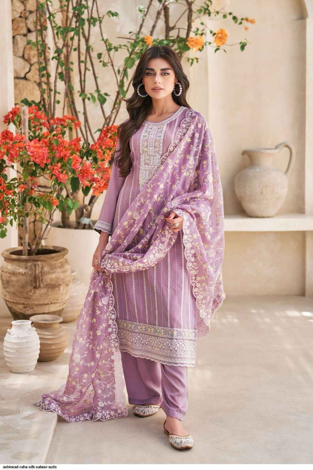 Aashirwad Raha Silk Dress Material 5 pcs Catalogue