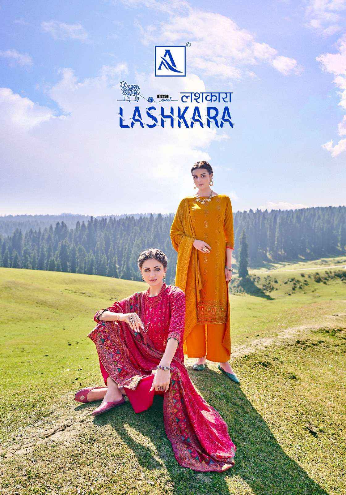 Alok Lashkara Pashmina Dress Material 6 pcs Catalogue