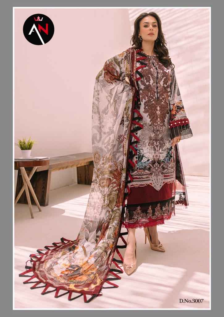 Asifa Nabeel Vol 3 Cotton Dress Material 8 pcs Catalogue