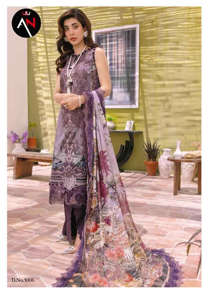 Asifa Nabeel Vol 3 Cotton Dress Material 8 pcs Catalogue