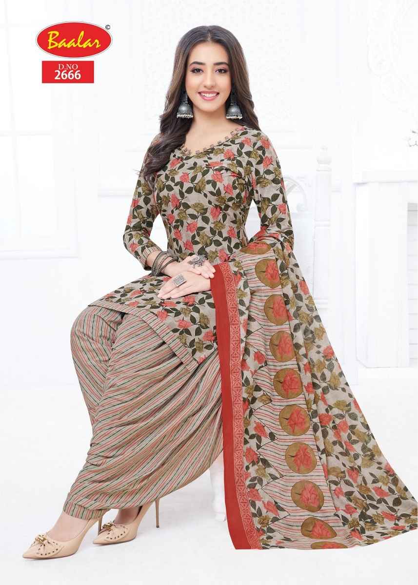 Baalar Zaara Patiyala Vol 16 Cotton Dress Material Wholesale Supplier
