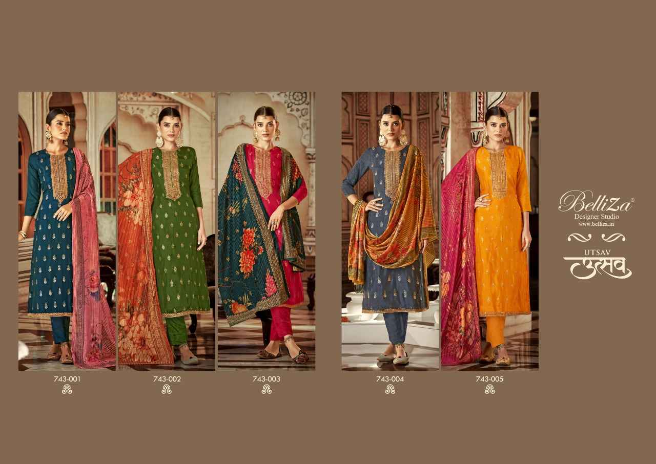 Utsav dress material outlet