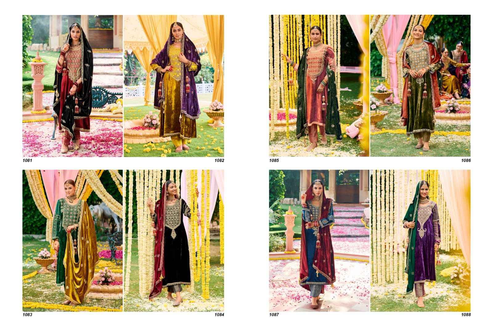 Cinderella Kuch Khaas Vol 8 Velvet Dress Material 8 pcs Catalogue