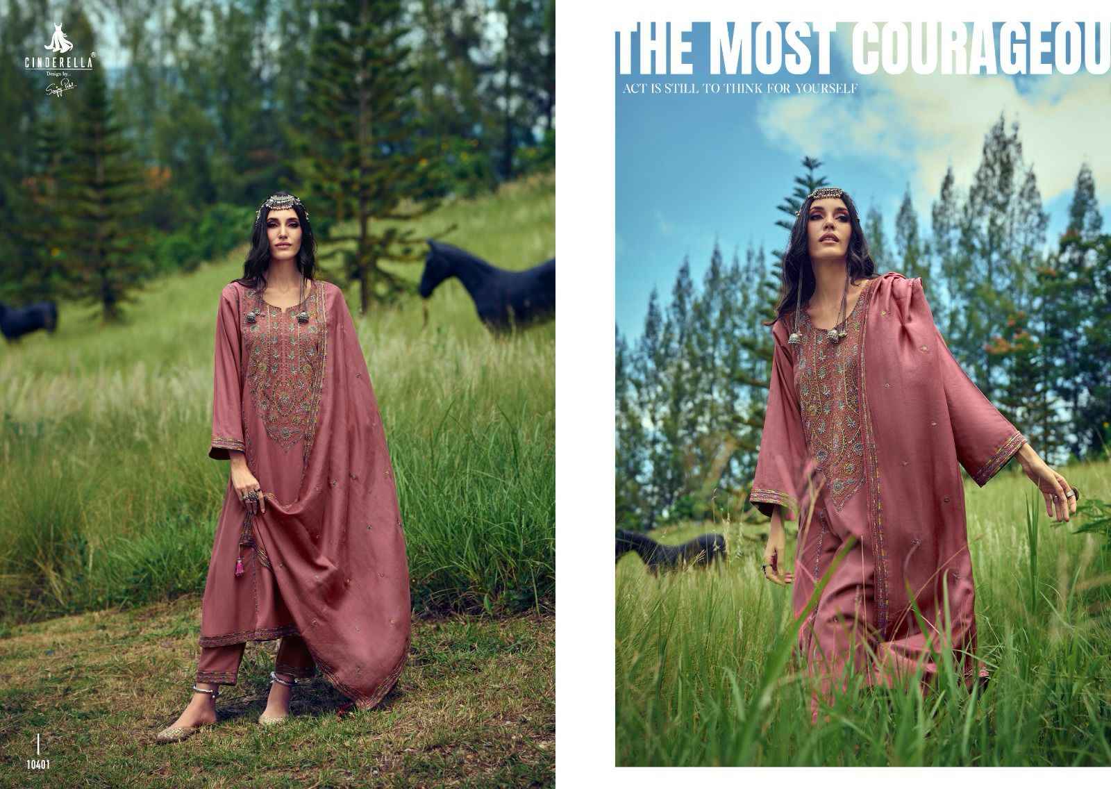 Cinderella The Festive Edit Pashmina Dress Material 6 pcs Catalogue