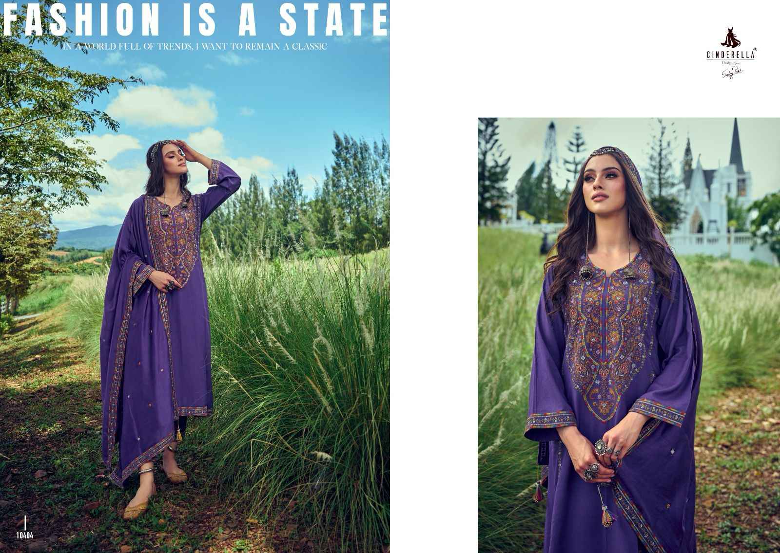 Cinderella The Festive Edit Pashmina Dress Material 6 pcs Catalogue