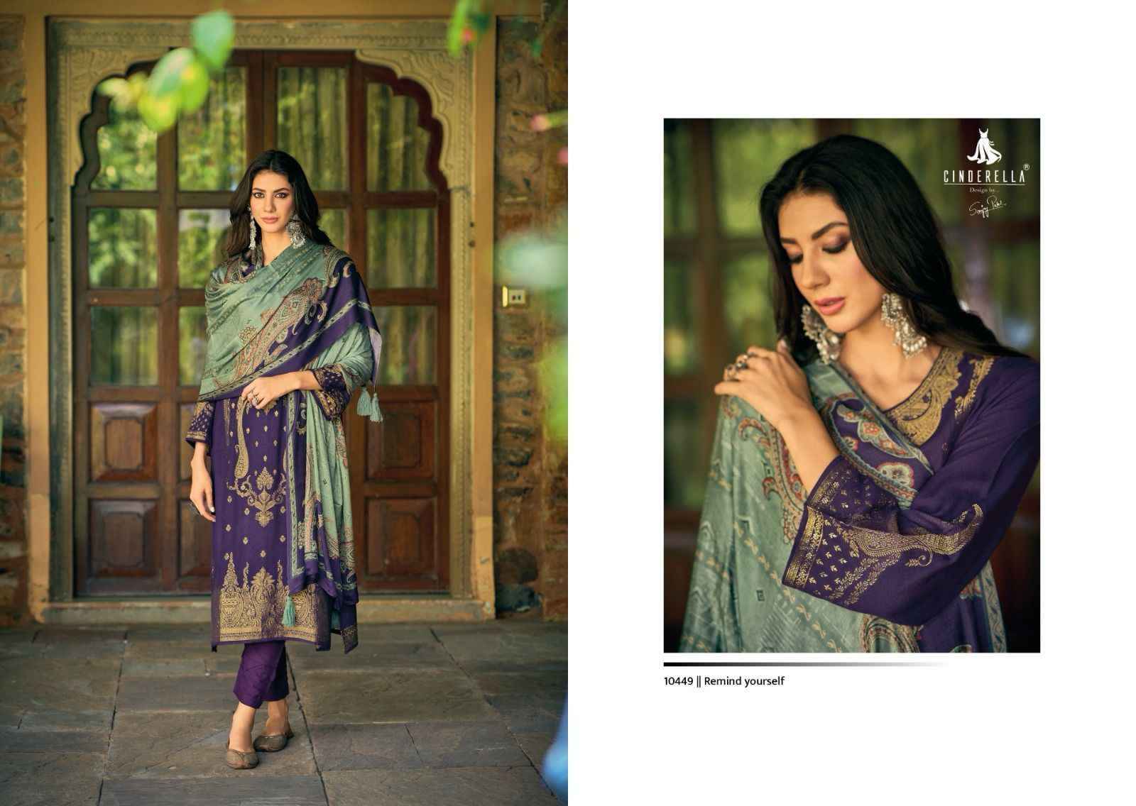 Cinderella Tohpha Viscose Pashmina Dress Material 8 pcs Catalogue