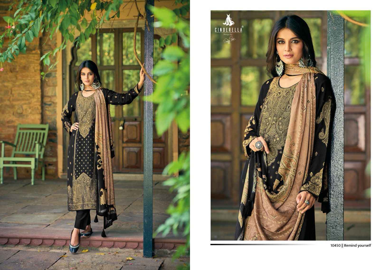 Cinderella Tohpha Viscose Pashmina Dress Material 8 pcs Catalogue