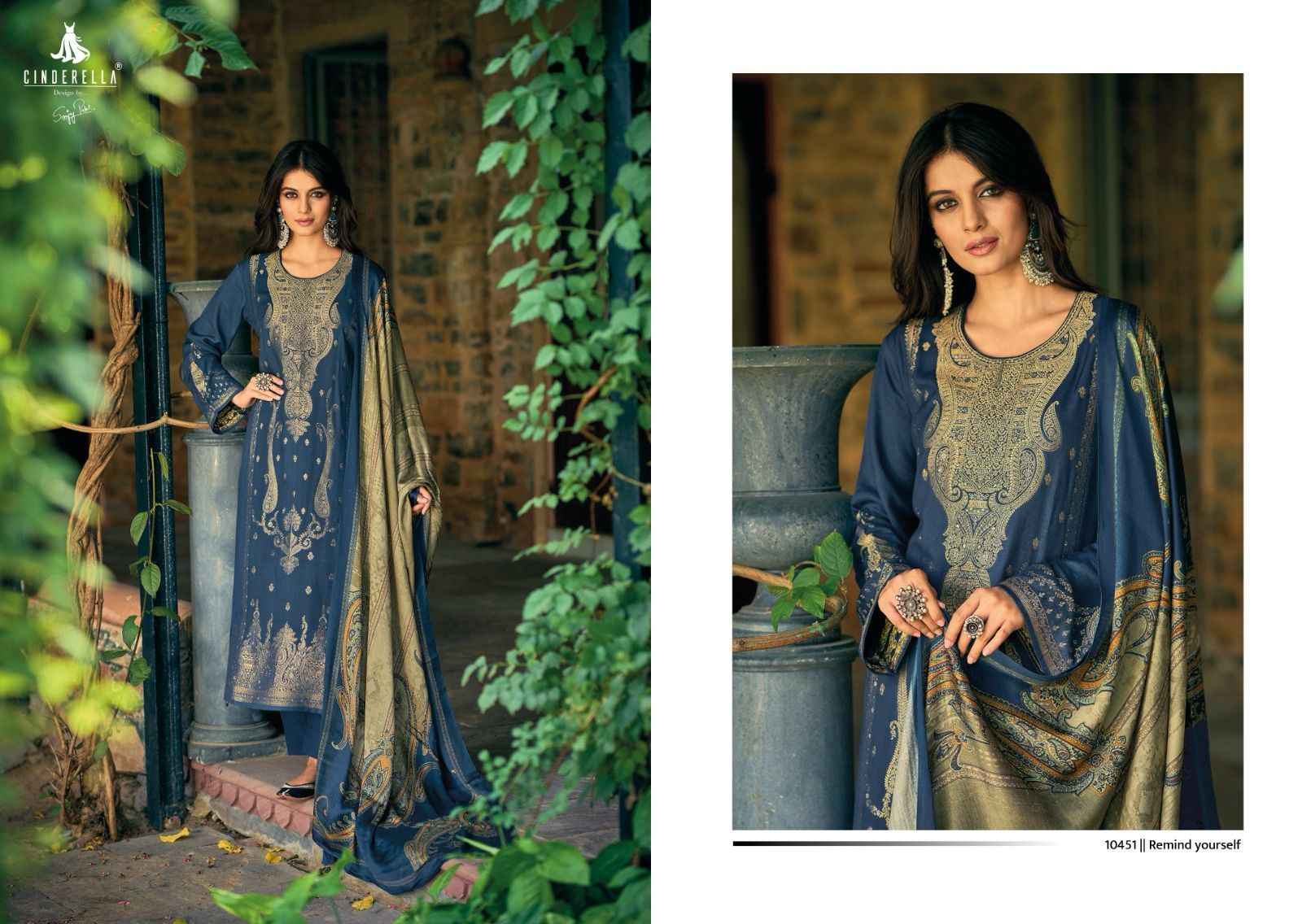 Cinderella Tohpha Viscose Pashmina Dress Material 8 pcs Catalogue