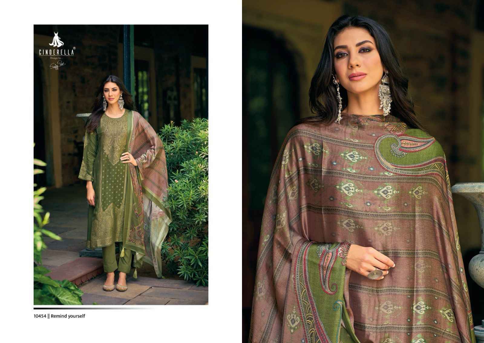 Cinderella Tohpha Viscose Pashmina Dress Material 8 pcs Catalogue