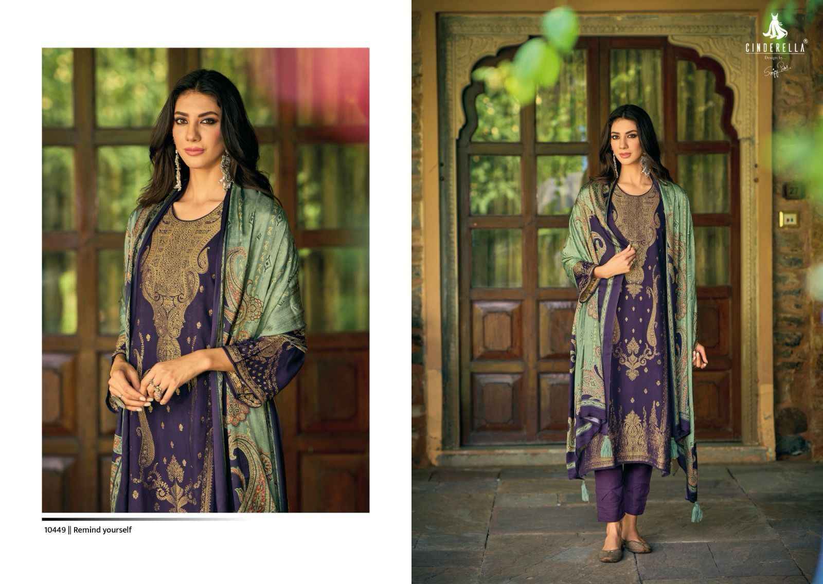 Cinderella Tohpha Viscose Pashmina Dress Material 8 pcs Catalogue