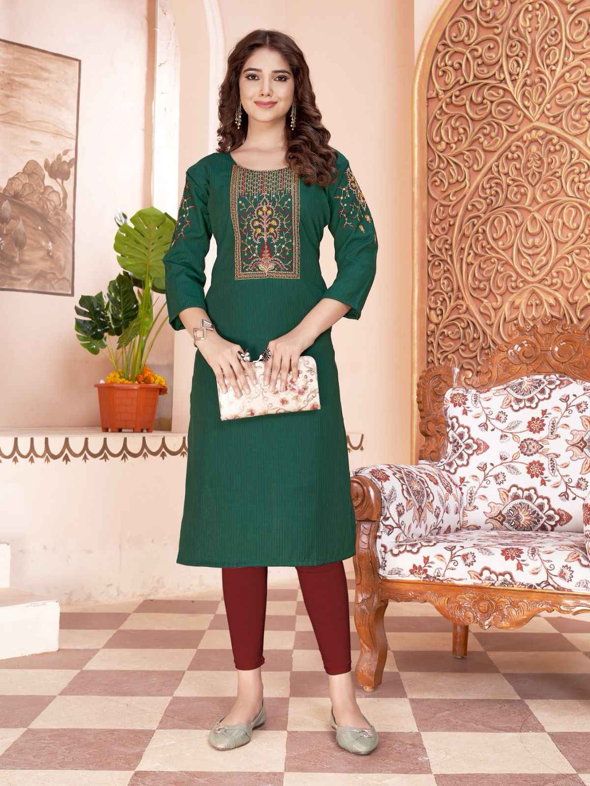Colourpix Kit Kat Vol 4 Rayon Kurti 6 pcs Catalogue