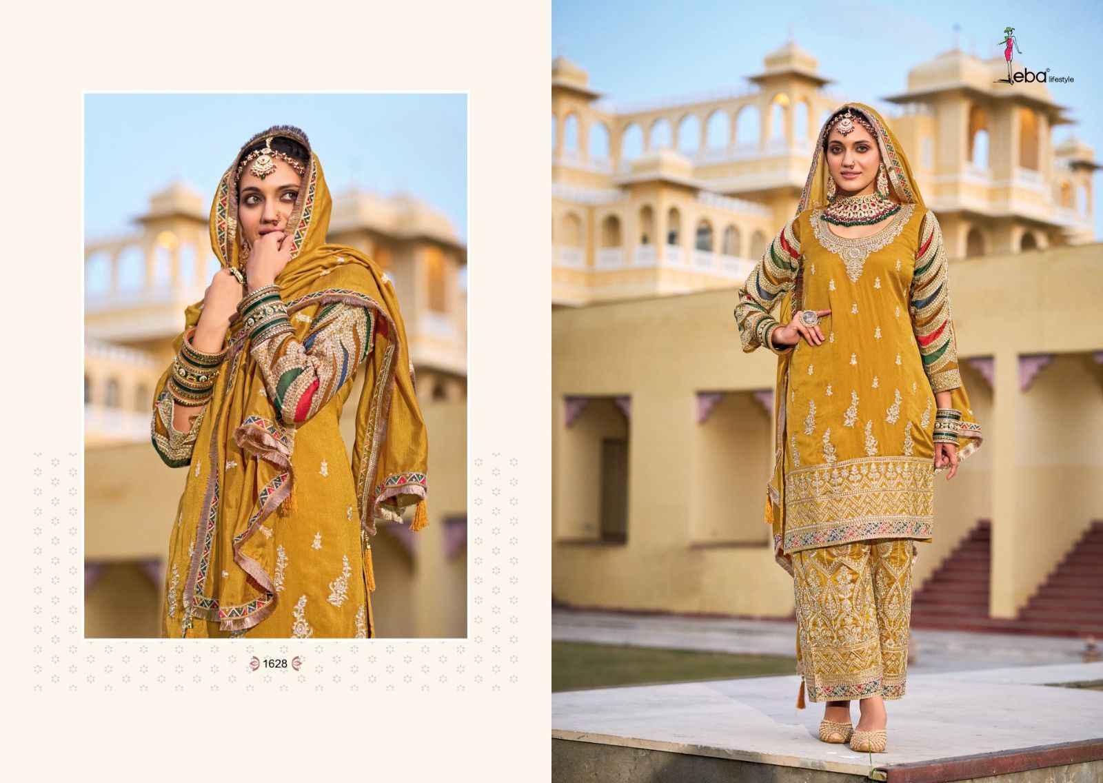 Eba Lifestyle Sangini Readymade Silk Dress 4 pcs Catalogue
