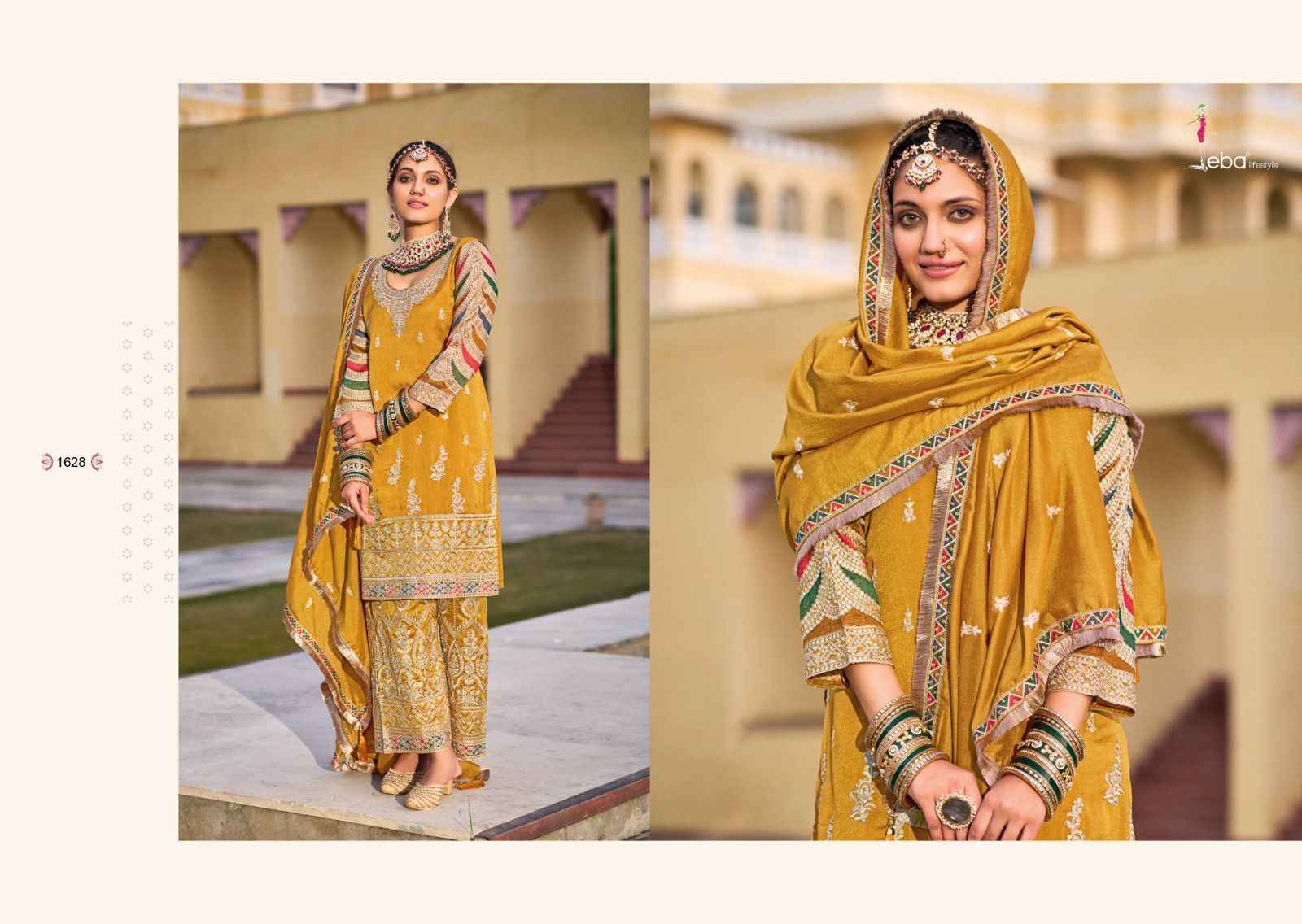 Eba Lifestyle Sangini Readymade Silk Dress 4 pcs Catalogue