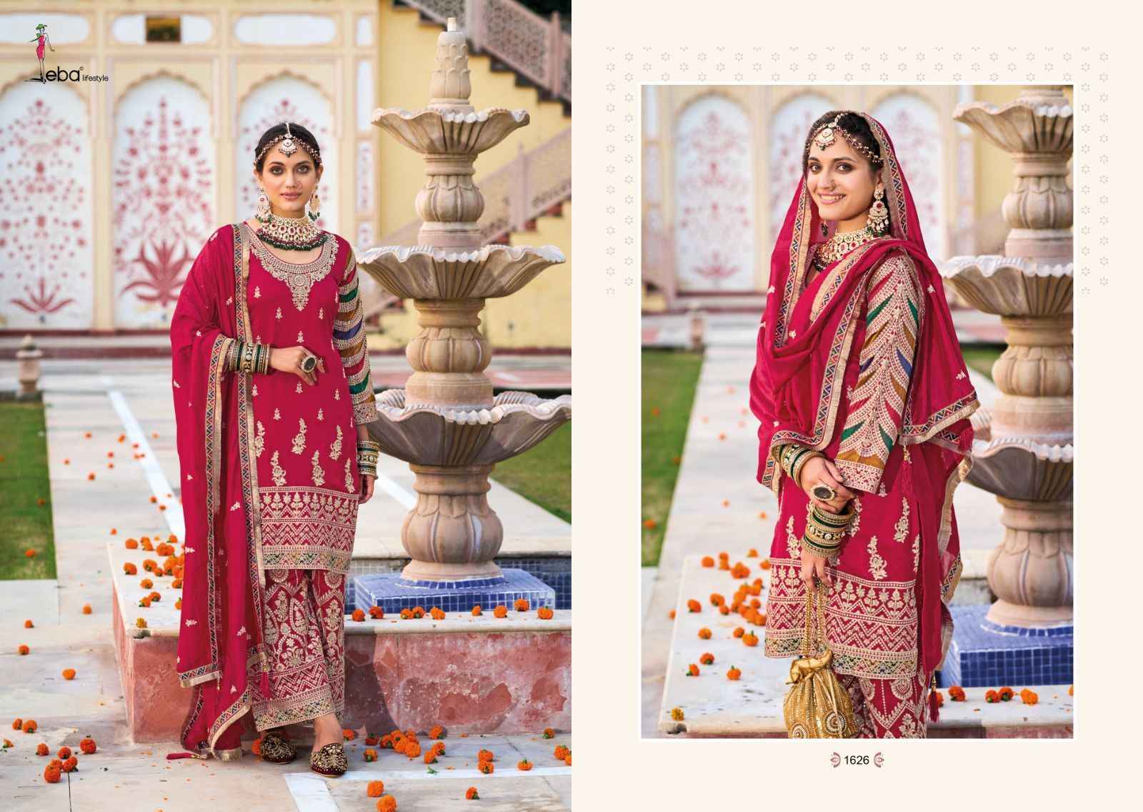 Eba Lifestyle Sangini Readymade Silk Dress 4 pcs Catalogue