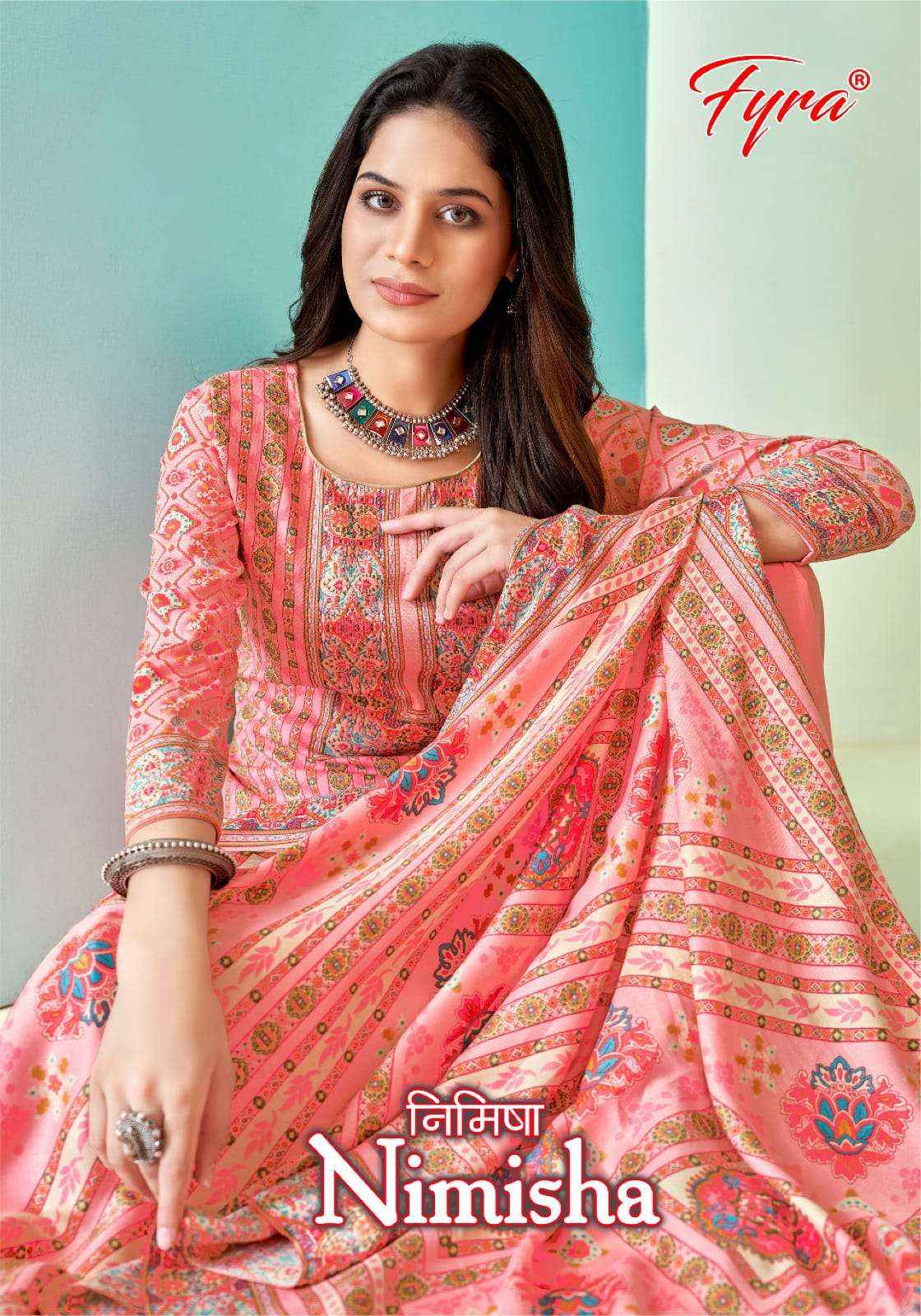 Fyra Nimisha Pashmina Dress Material 8 pcs Catalogue