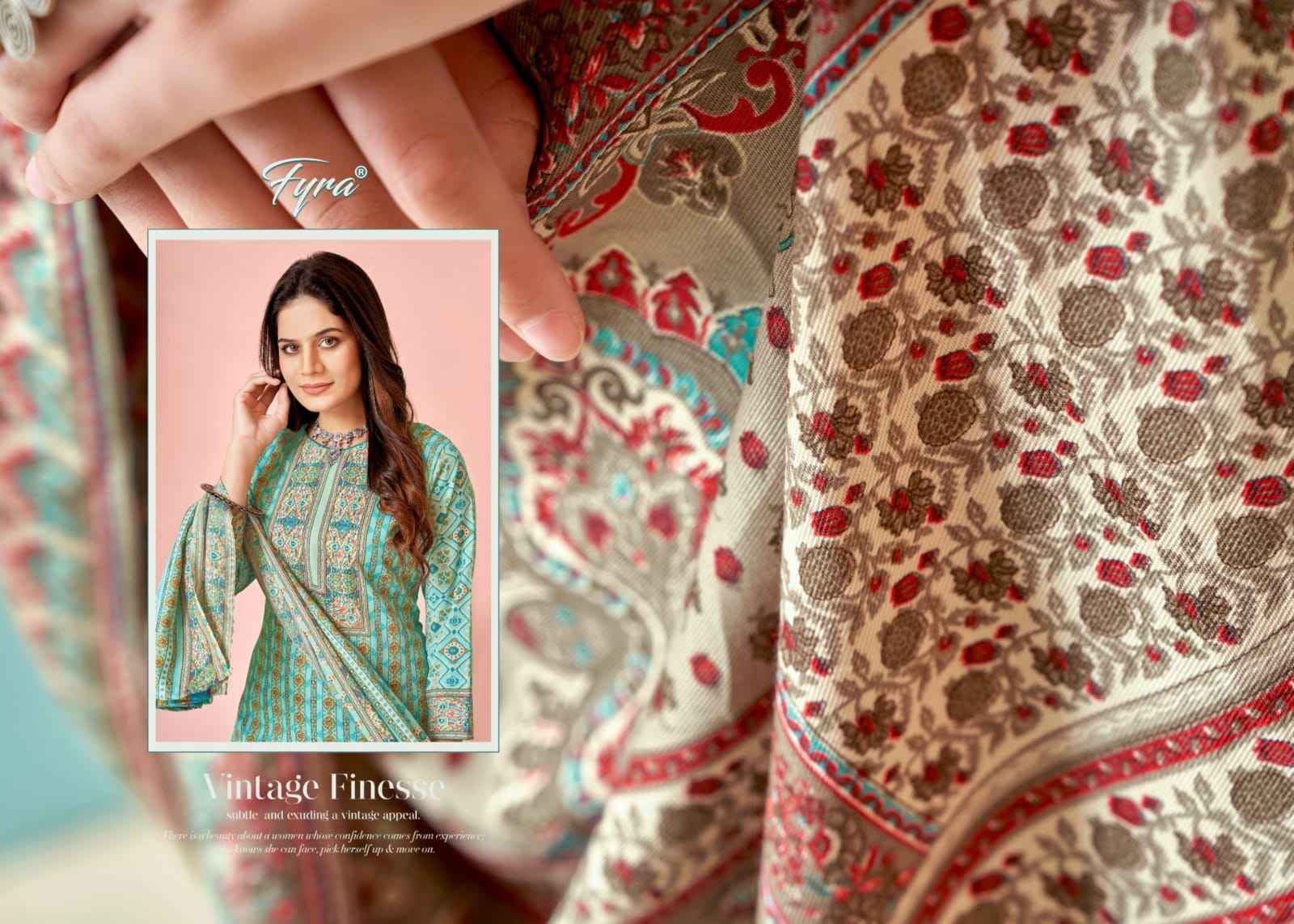 Fyra Nimisha Pashmina Dress Material 8 pcs Catalogue