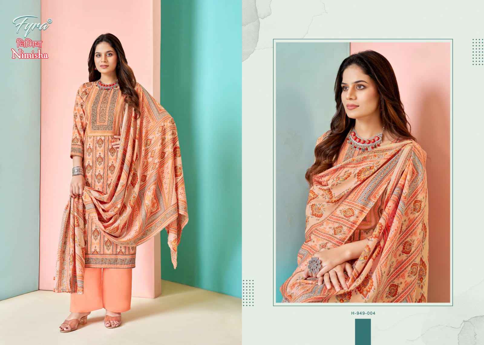 Fyra Nimisha Pashmina Dress Material 8 pcs Catalogue