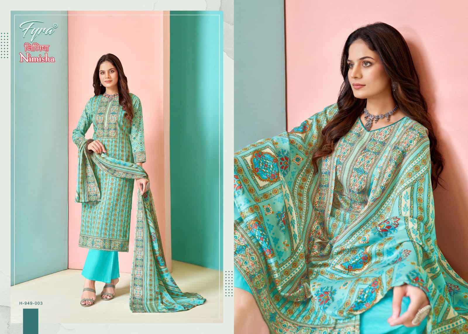 Fyra Nimisha Pashmina Dress Material 8 pcs Catalogue