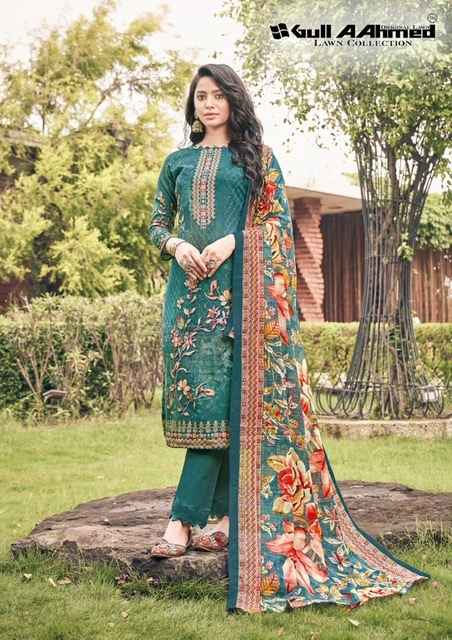 Gull Aahmed Noor Fancy Dress Material 8 pcs Catalogue