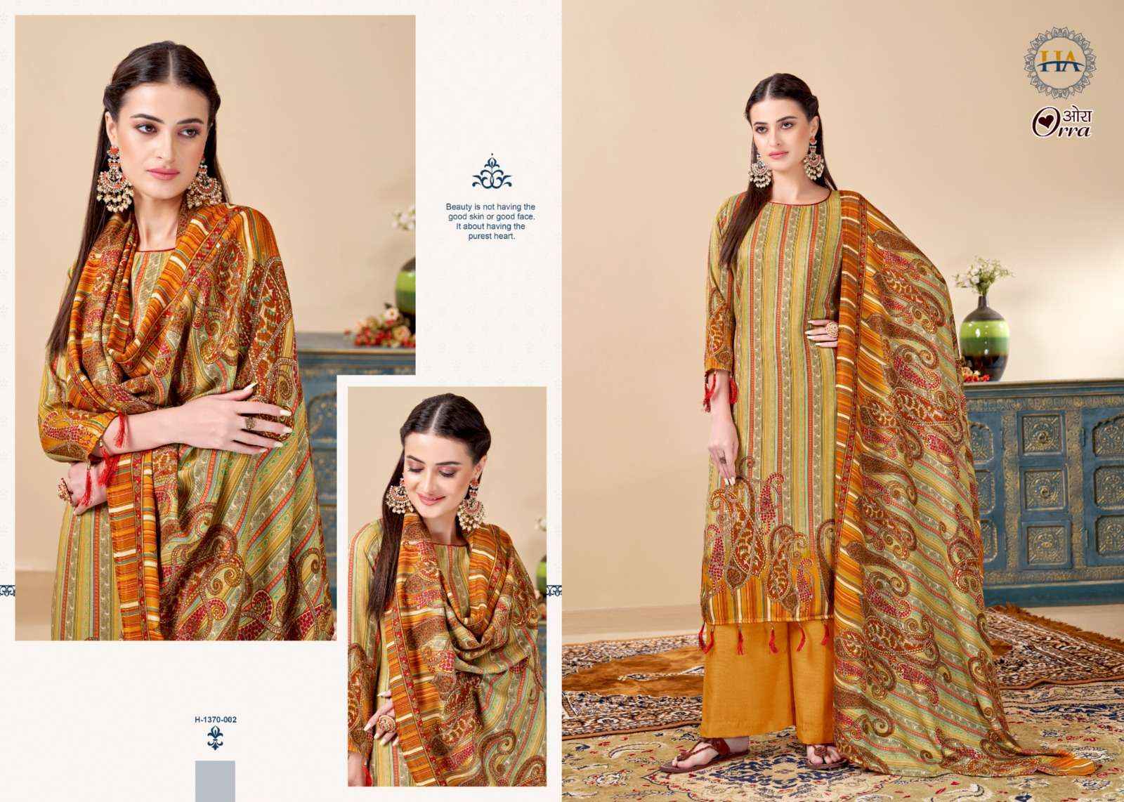 Harshit Fashion Hub Orra Pashmina Dress Material 6 pcs Catalogue