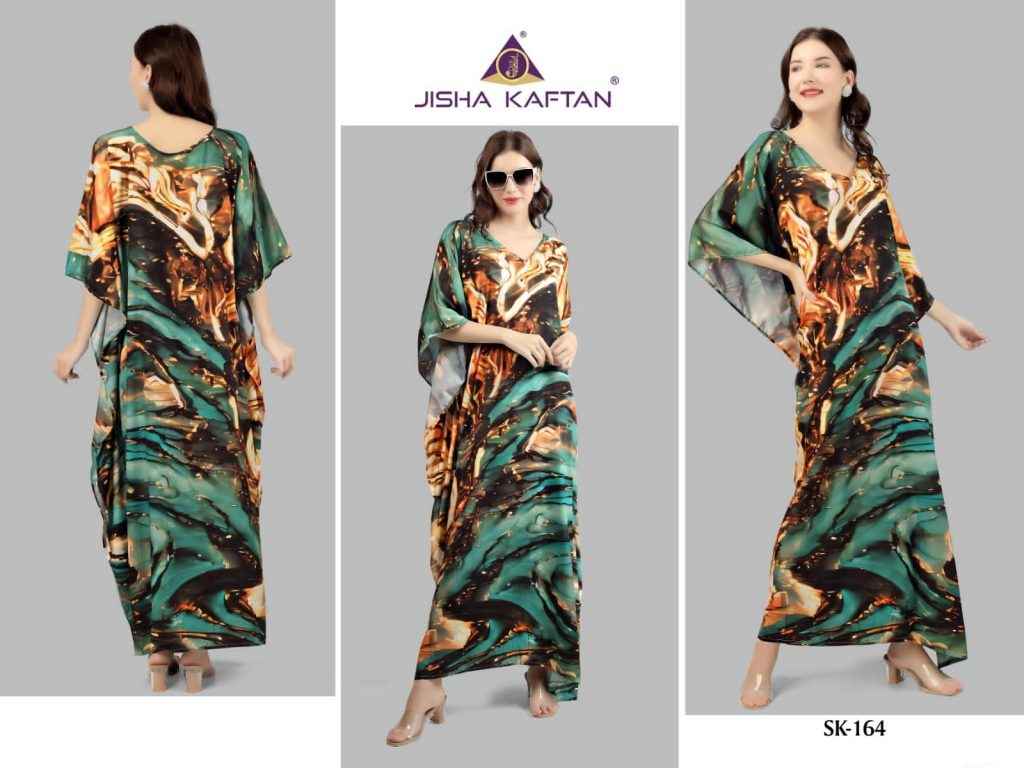 Jelite Jisha Kaftan Silk Kaftan Vol 8 Silk Kaftan Online Weastern Wear Wholesaler