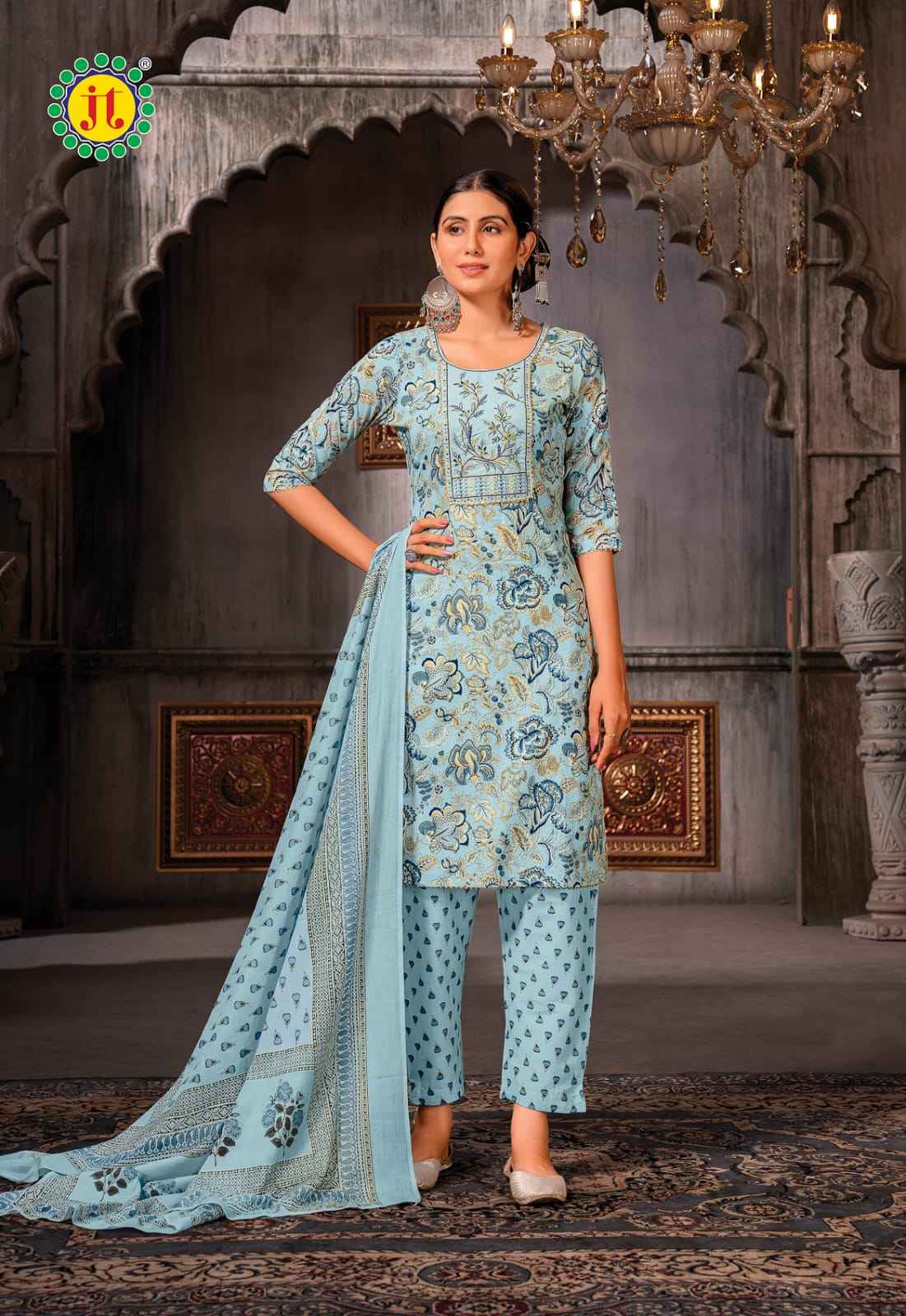 JT Amee Vol 2 Lawn Cotton Kurti Combo 8 pcs Catalogue