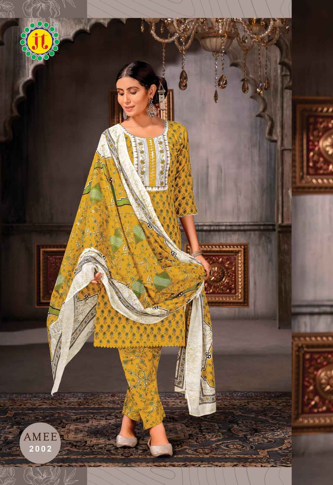 JT Amee Vol 2 Lawn Cotton Kurti Combo 8 pcs Catalogue