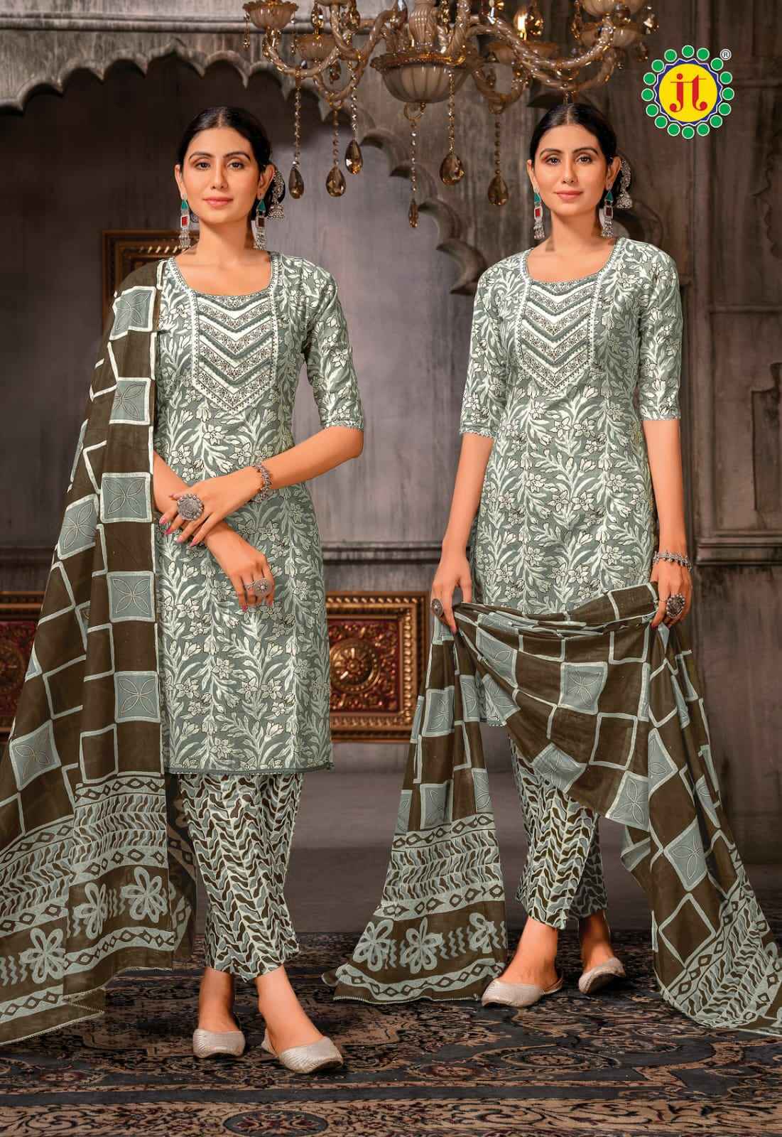 JT Amee Vol 2 Lawn Cotton Kurti Combo 8 pcs Catalogue