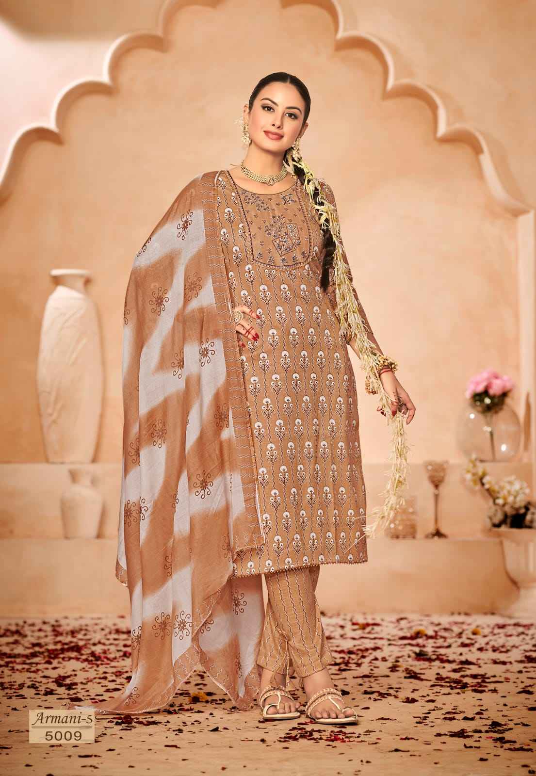 JT Armani Vol 5 Cotton Dress Material Online Wholesaler