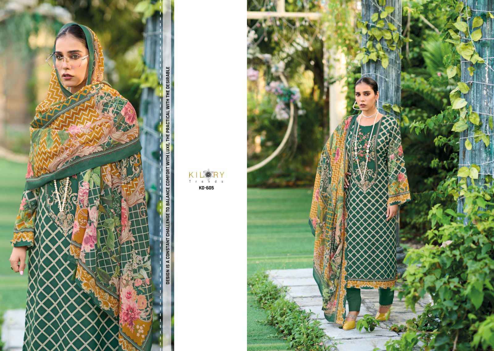 Kilory Trends Elan Pashmina Dress Material 6 pcs Catalogue